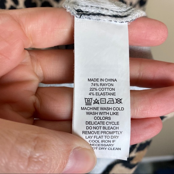 Kate Spade leopard terry hoodie peplum small - Picture 6 of 8